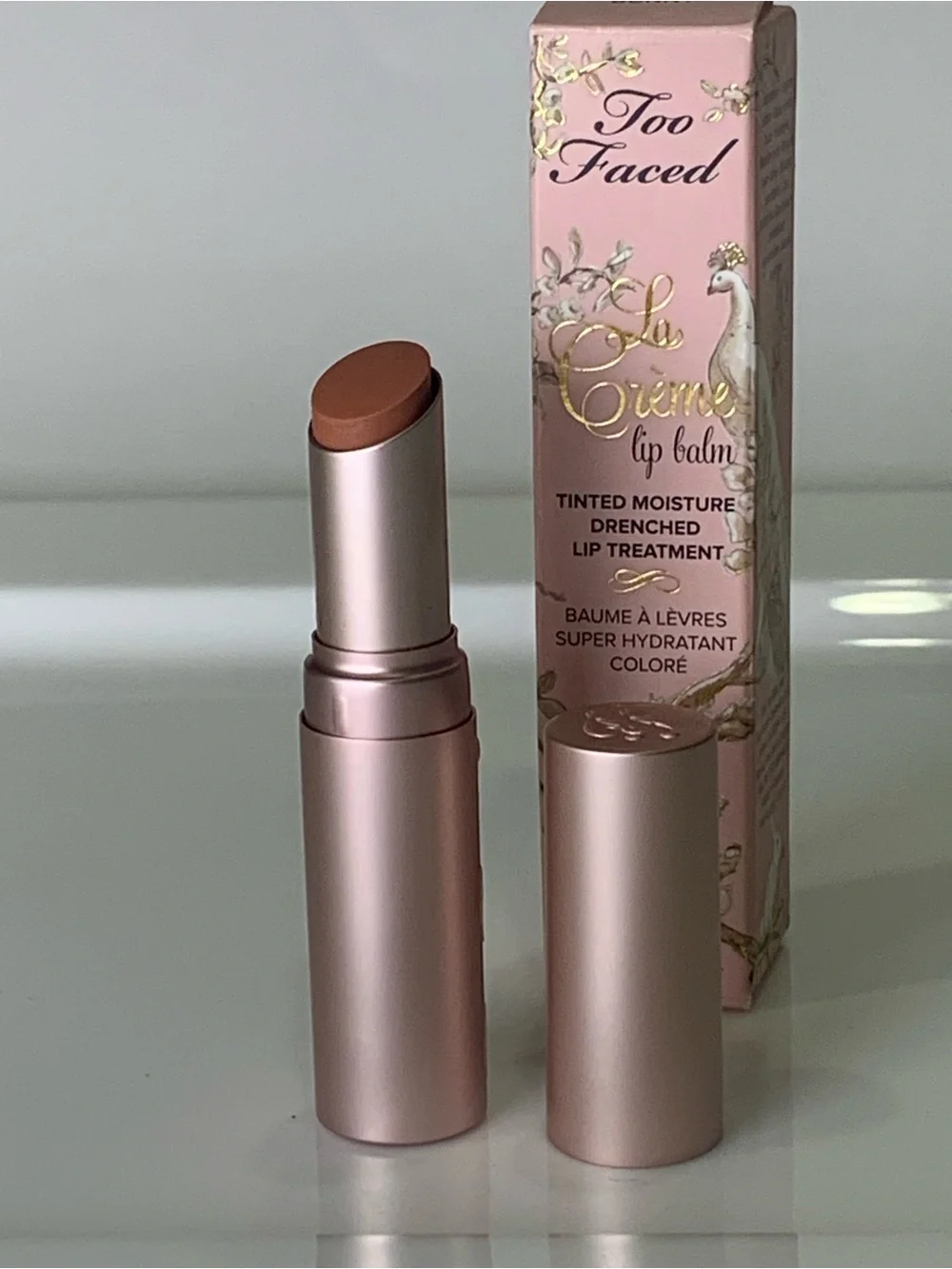 Discontinued Shade Hunny Bunny Too Faced La Crème Tinted Lip Balm Hunny Bunny